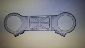 Black Mamba Parts, Black Mamba Racing, Kreidler Florett, Kreidler Florett Voorvorkstabilisator