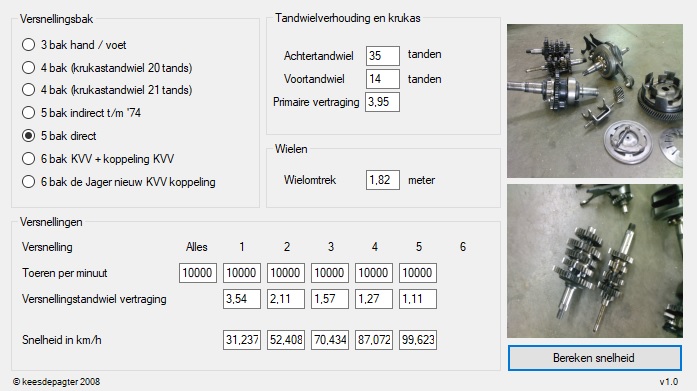 Kreidler korte 5de versnelling Black Mamba Parts