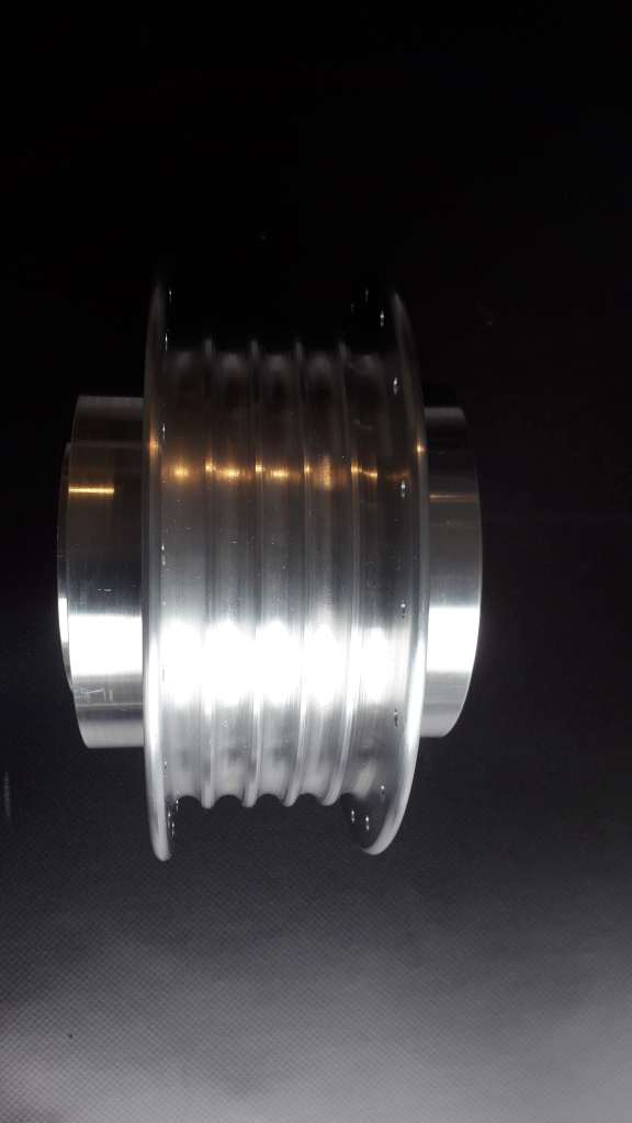 Black Mamba Parts Voorwielnaaf voor dubbele schijfrem.